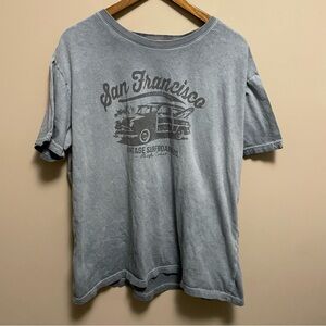 Salt Creek Blue San Francisco Surfboard T-shirt Men’s 2XL